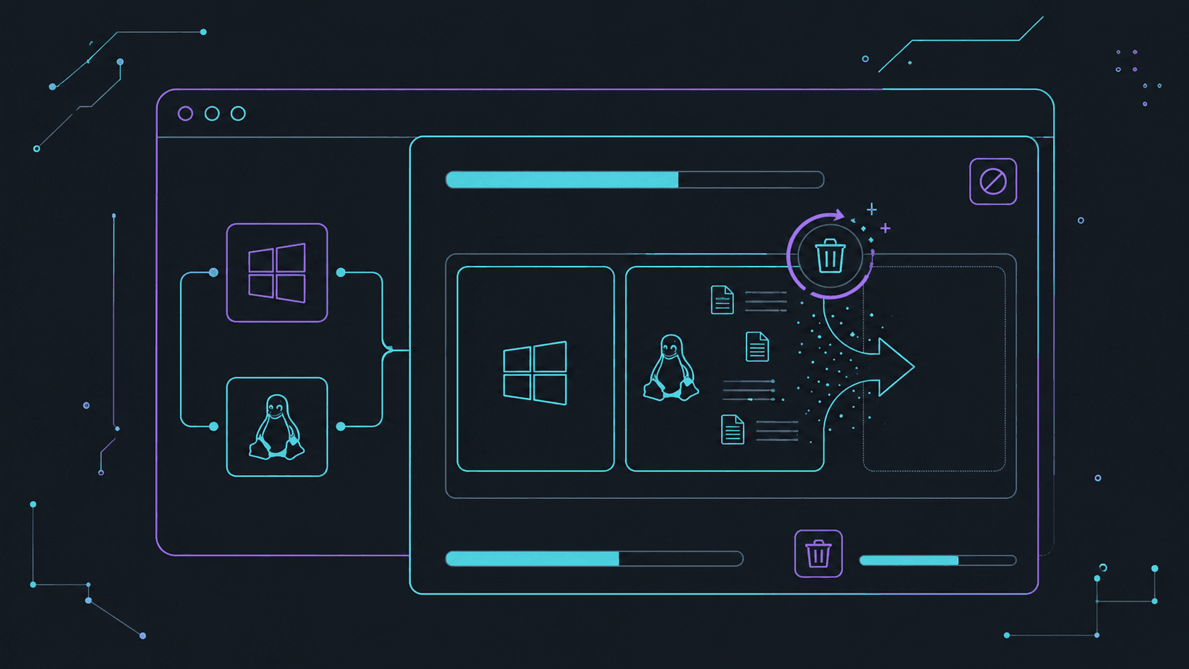 Mencabut partisi Ubuntu dari Windows